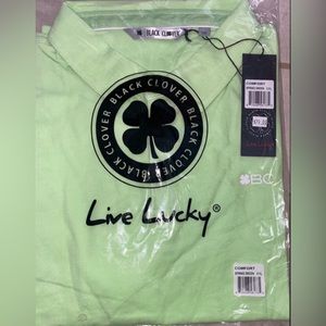 Men’s Polo Black Clover Spring Green